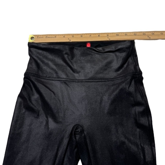 Spanx Faux Leather Black Leggings Pants - Picture 7 of 10